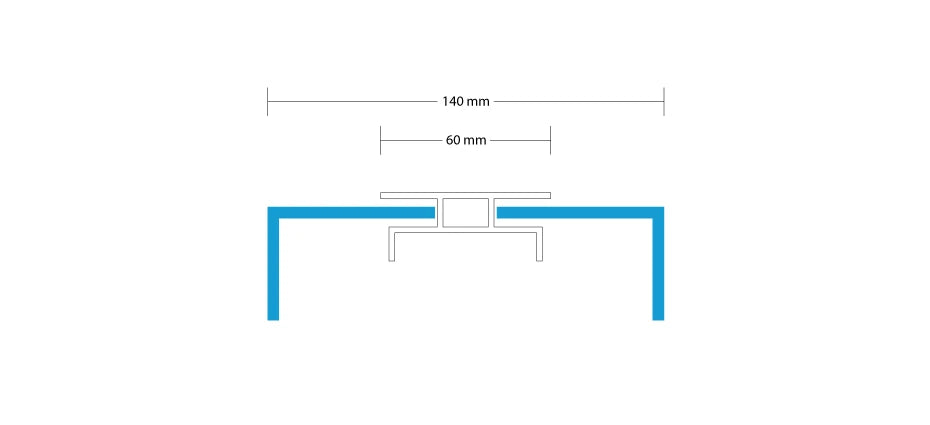 Profilskizzen für: Leuchtkasten | Haube | Standard | Beidseitig