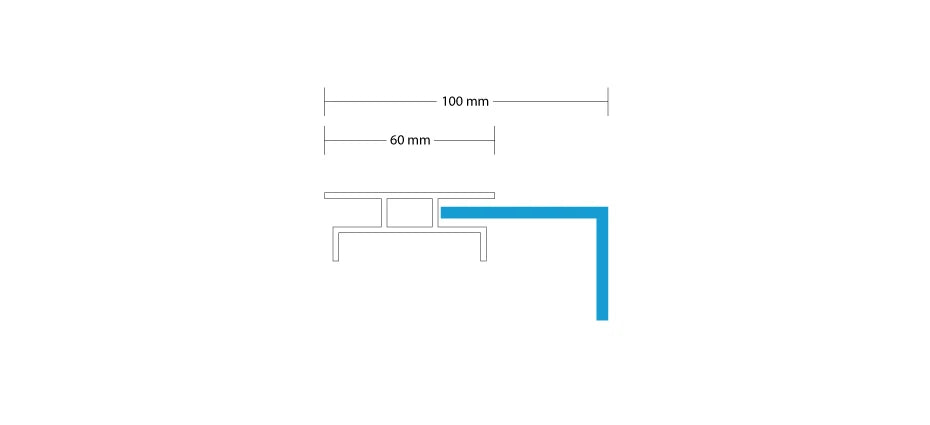 Profilskizzen für: Leuchtkasten | Scheibe | Oval | Einseitig